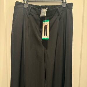 MattyM wide leg black pants NWT